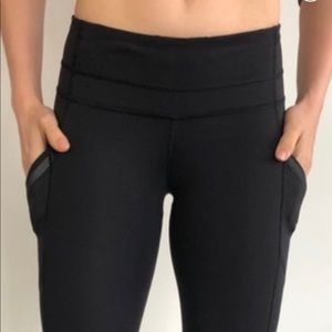 Lululemon Run:  Reflect Crop with Pockets